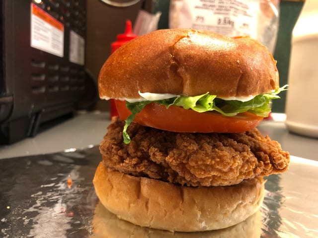 Crispy Chicken Sandwich.