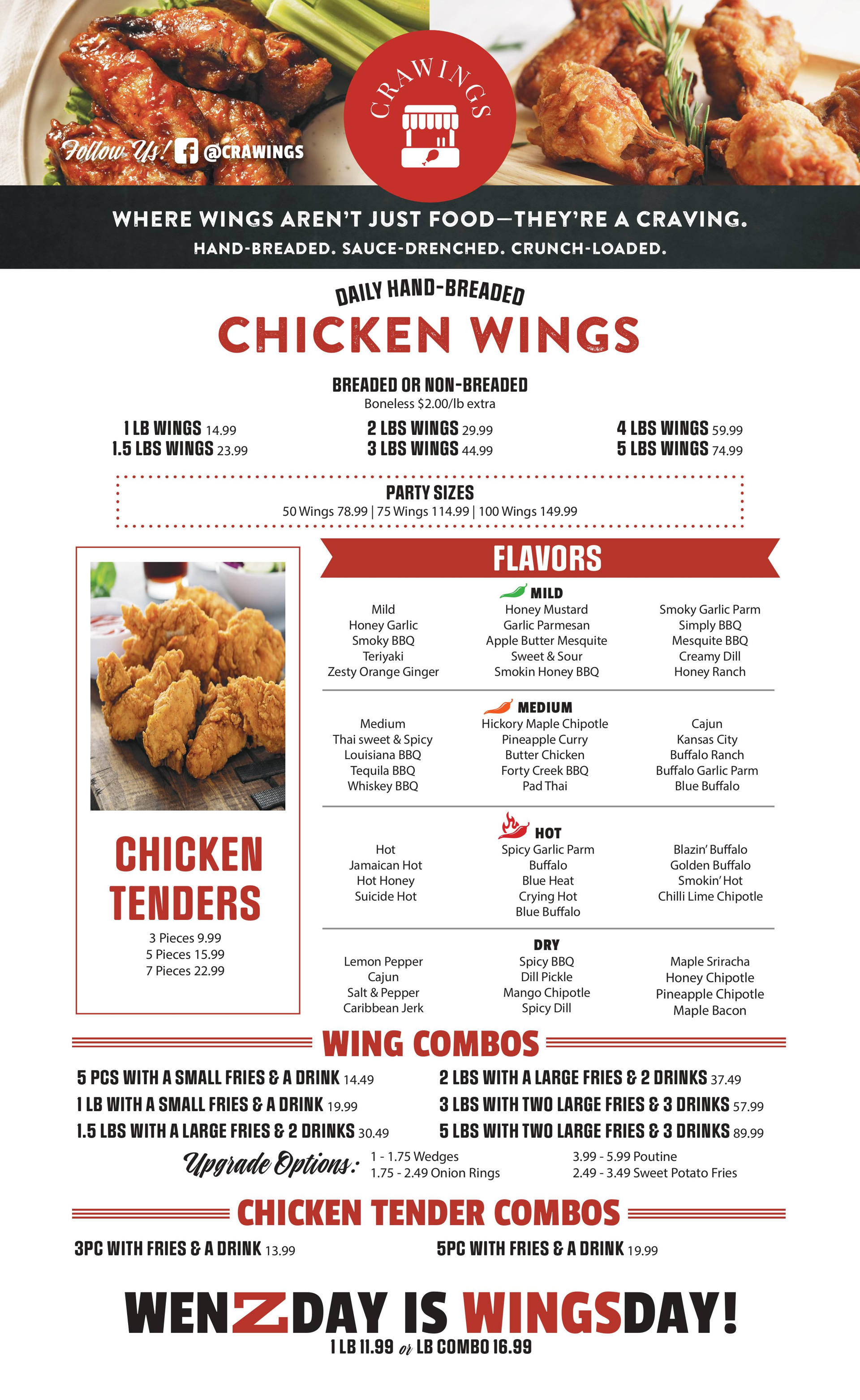 Find Your Favourite Wing Flavour