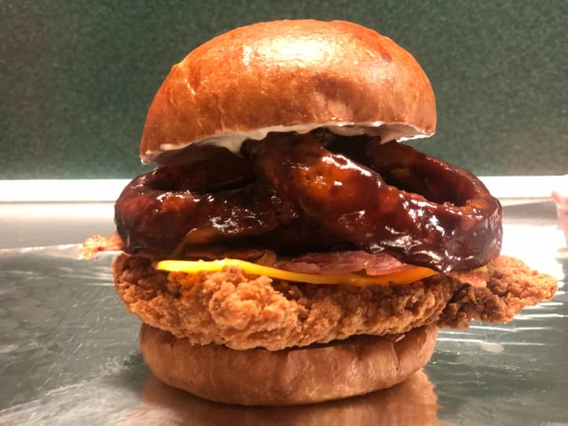 Smoky Ringer Sandwich.